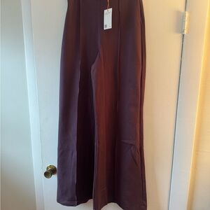 Quince Purple Wide-Leg Pants